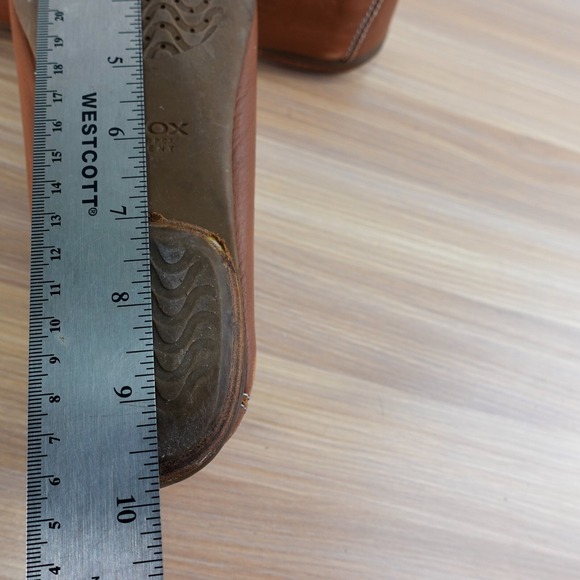 Leather Boat Loafers Womens‎ 7.5 D GEOX Respira Tan Deck Tie Moccasin Nautical - Picture 4 of 14